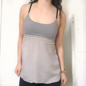 Lululemon Bliss Tank / Light Grey sz4